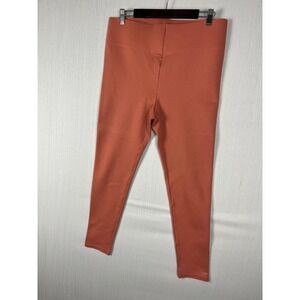 LOFT Leggings Women LP Pink High Waisted Petite Ponte Knit Stretch Casual